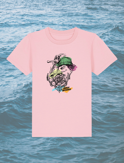 Kids-Shirt "Hafenmöwe" - Crew only