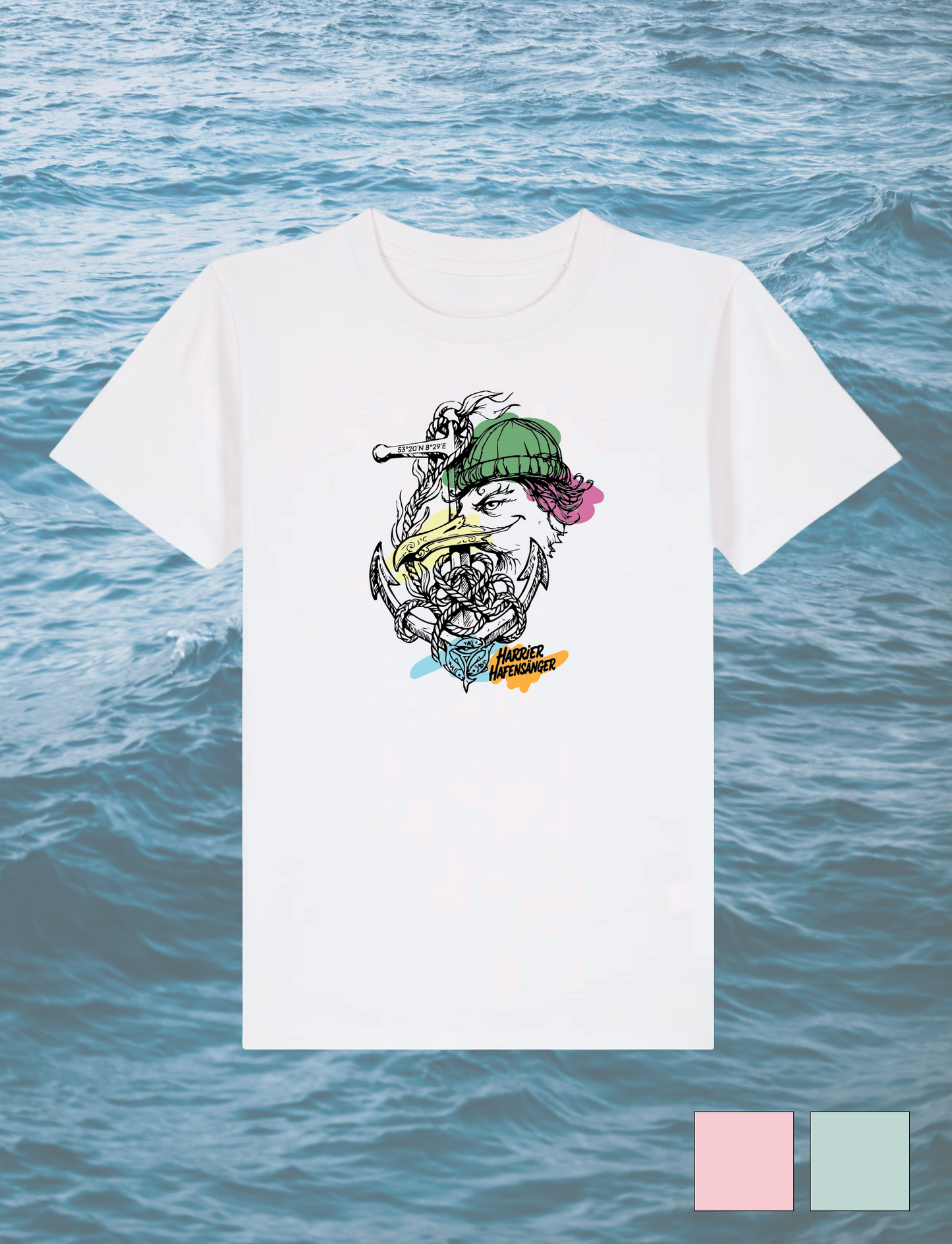 Kids-Shirt "Hafenmöwe" - Crew only
